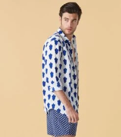 Chemise REGULAR Grosse Mouche Blanc -Mode Vêtements Magasin chemise grosse mouche blanc