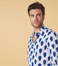 Chemise REGULAR Grosse Mouche Blanc -Mode Vêtements Magasin chemise grosse mouche blanc.3