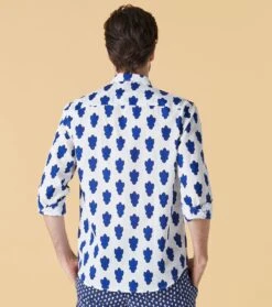 Chemise REGULAR Grosse Mouche Blanc -Mode Vêtements Magasin chemise grosse mouche blanc.5