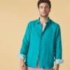 Chemise REGULAR Lin émeraude