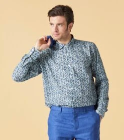 Chemise SLIM Mini Florentine Bleu