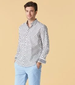 Chemise SLIM Mini Taureau Blanc 8 Chemise SLIM Mini Taureau Blanc -Mode Vêtements Magasin chemise mini taureau.2