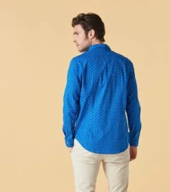 Chemise SLIM Murmure Bleu -Mode Vêtements Magasin chemise murmure bleu