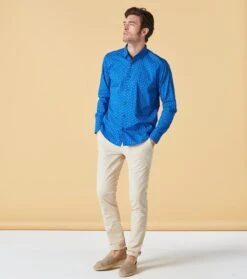 Chemise SLIM Murmure Bleu -Mode Vêtements Magasin chemise murmure bleu.4