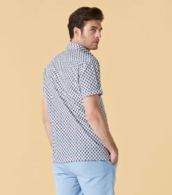 Chemise PAGNOL Mireo Blanc Marine -Mode Vêtements Magasin chemise pagnol.4