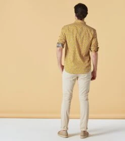 Chemise REGULAR Palmette Curry 9 Chemise REGULAR Palmette Curry -Mode Vêtements Magasin chemise palmette curry.3