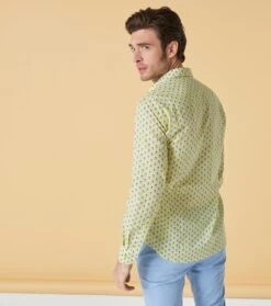 Chemise REGULAR Petit Mejean Jaune -Mode Vêtements Magasin chemise petit mejean.2