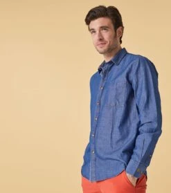 Chemise REGULAR Denim -Mode Vêtements Magasin chemise rainu denim