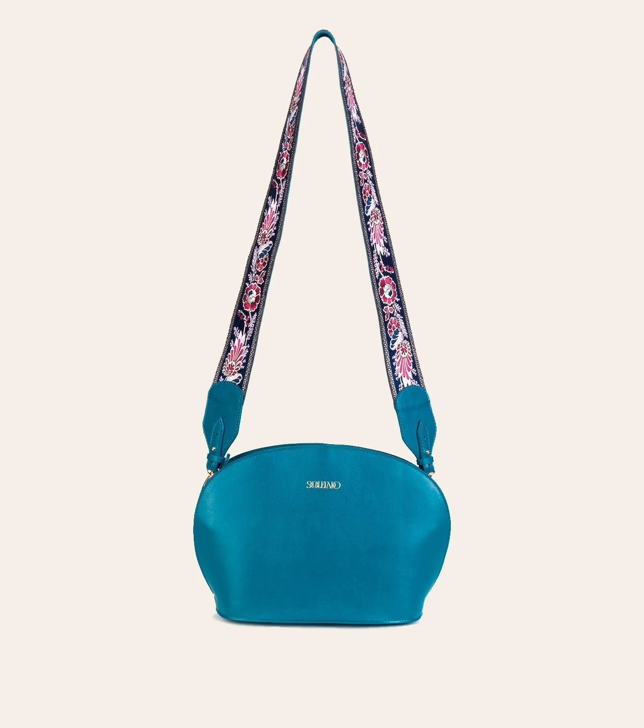 Sac COLINE Bleu D'eau En Cuir 3 Sac COLINE Bleu D'eau En Cuir – Image 3