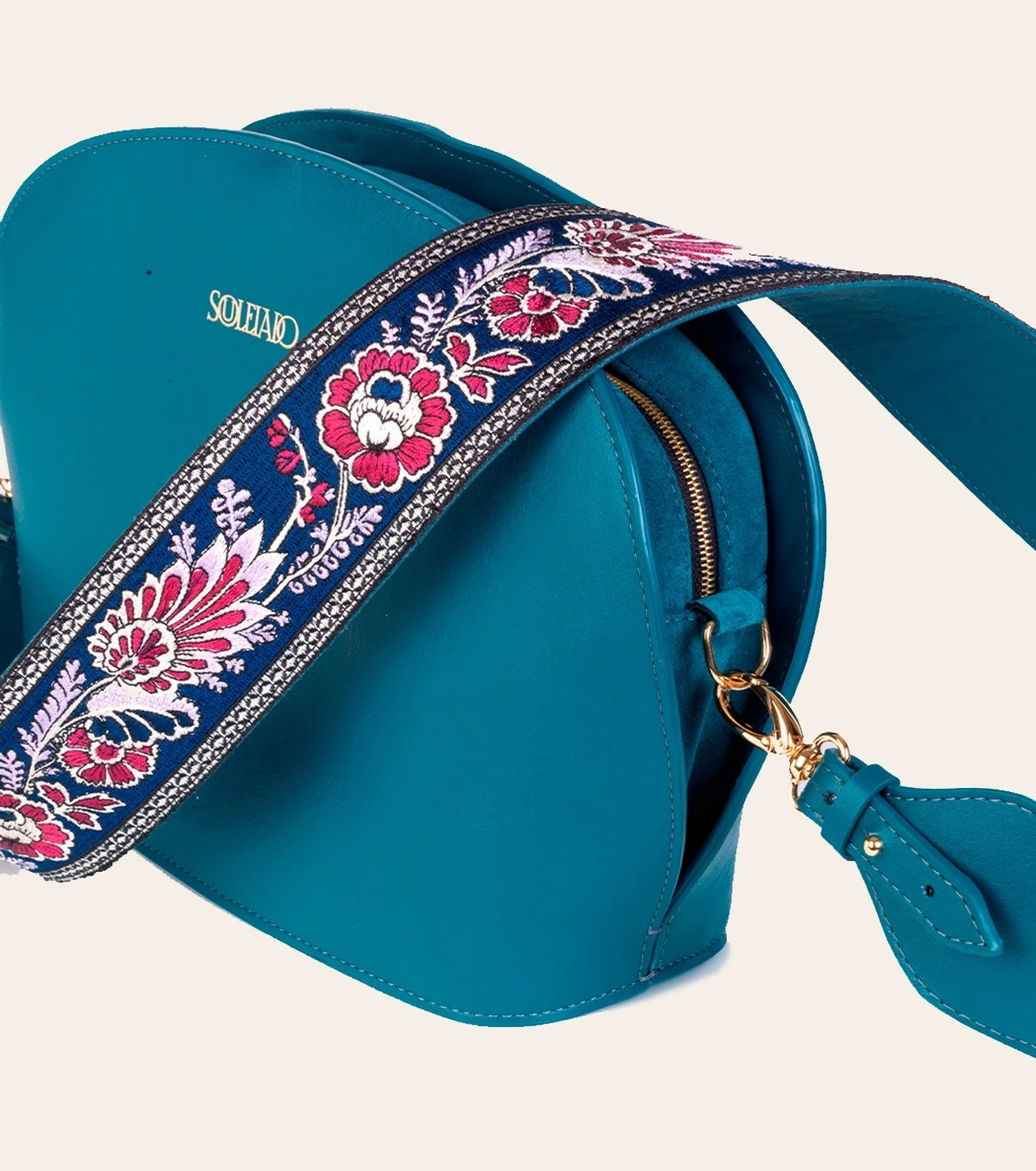 Sac COLINE Bleu D'eau En Cuir 2 Sac COLINE Bleu D'eau En Cuir – Image 2