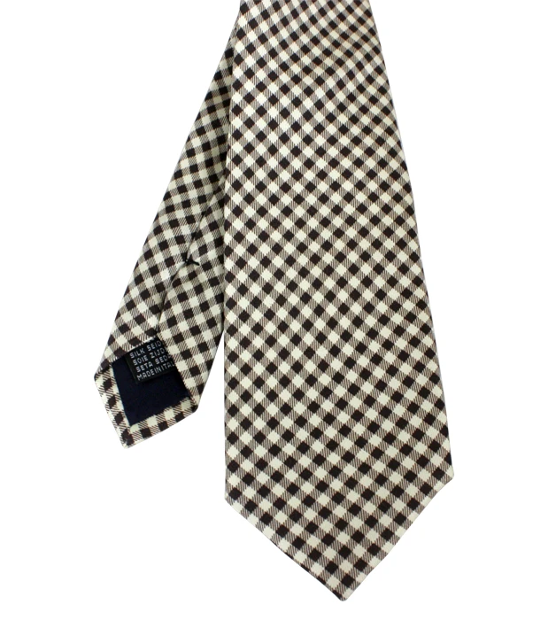 Cravate Soie "Le Marquis" Beige 2 Cravate Soie "Le Marquis" Beige – Image 2