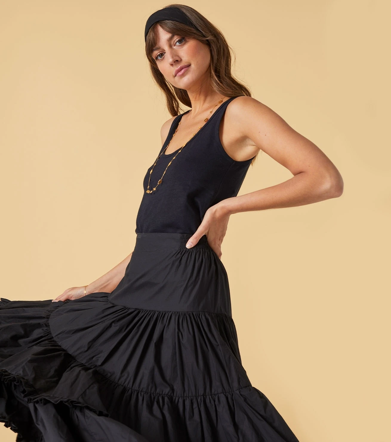 Debardeur JOSEPHA LIN Noir 4 Debardeur JOSEPHA LIN Noir – Image 4