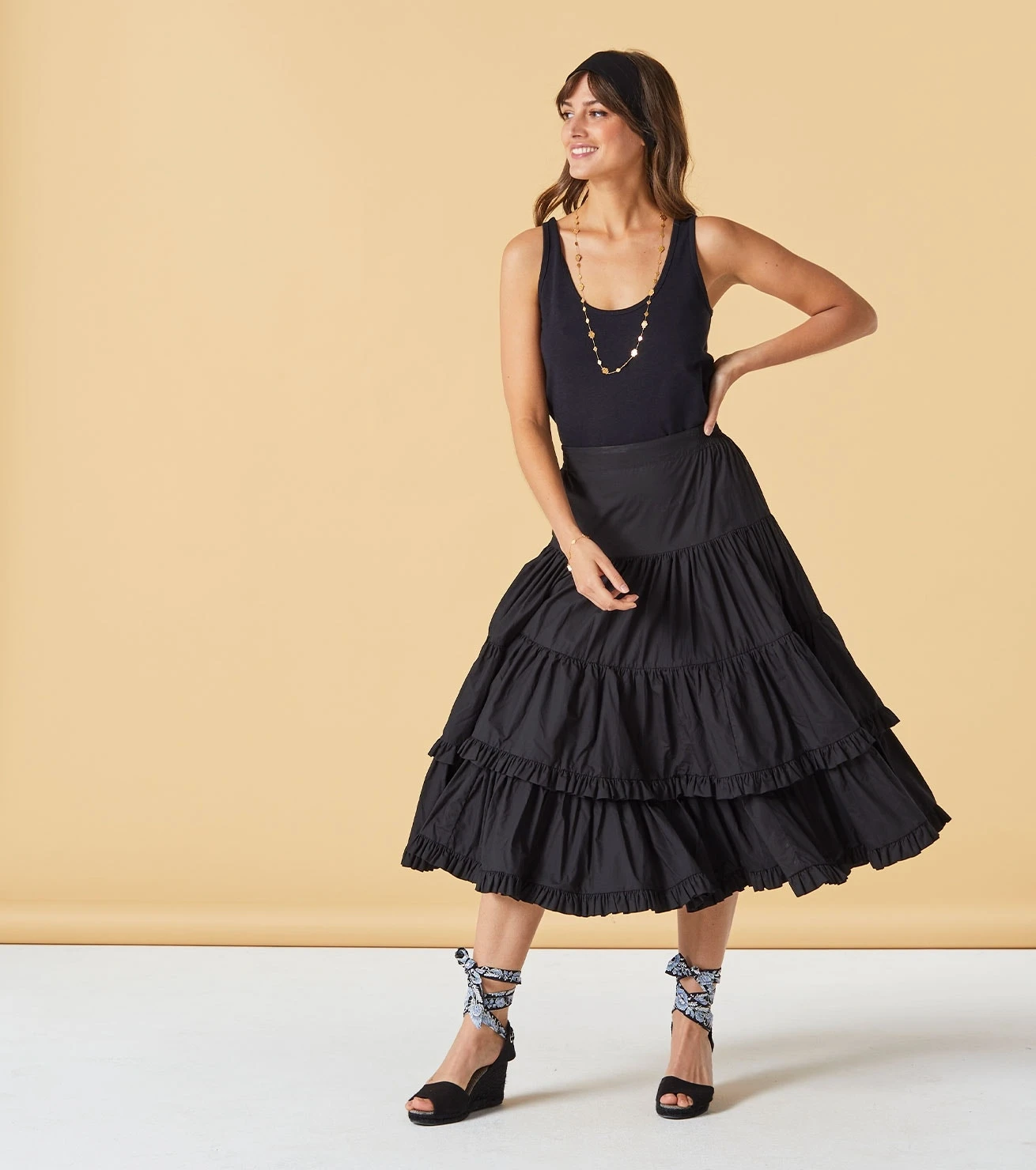 Debardeur JOSEPHA LIN Noir 1 Debardeur JOSEPHA LIN Noir