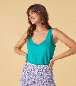 Debardeur JOSEPHA Lin Nacre