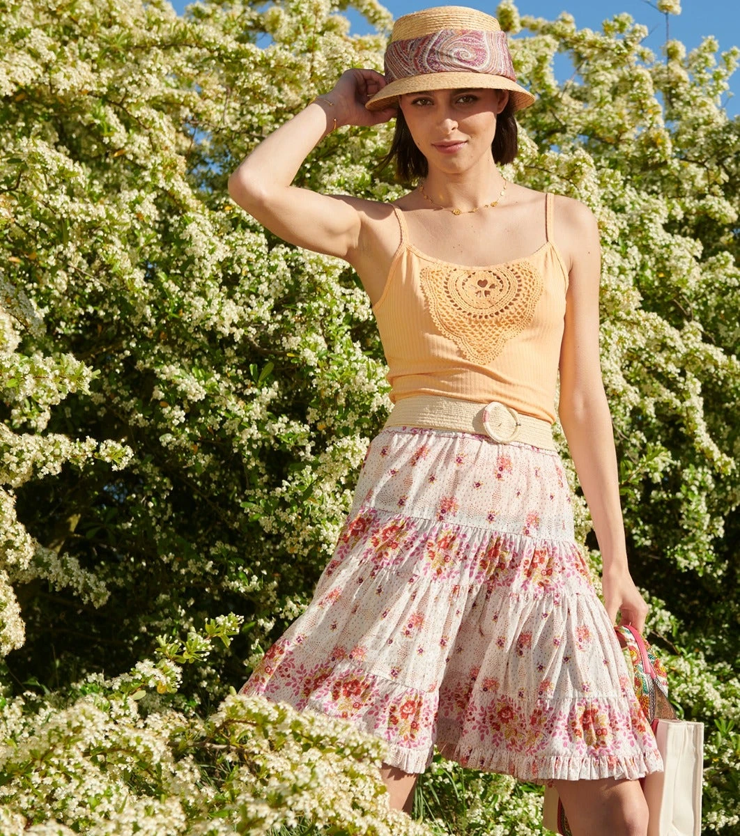 Débardeur MARTHE Abricot 2 Débardeur MARTHE Abricot – Image 2