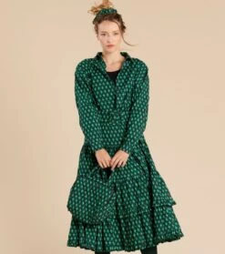 Valisette Matelassée DORA Palmette Vert -Mode Vêtements Magasin dora.4