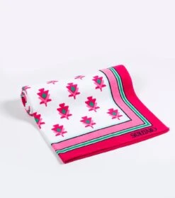 Drap De Bain Petit Sapin Menthe Framboise -Mode Vêtements Magasin drap de bain.1