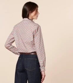 Chemise ELINA Fleur D'Arles Blush Menthe -Mode Vêtements Magasin elina fda blush.1