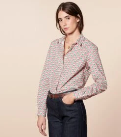 Chemise ELINA Fleur D'Arles Blush Menthe