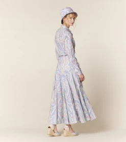 Chemise ELINA Grand Cachemire Blanc-Multico -Mode Vêtements Magasin elina grand cachemire.4