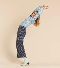 Chemise ELINA Petit Sapin Ciel -Mode Vêtements Magasin elina petit sapin