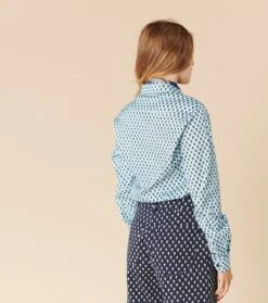 Chemise ELINA Petit Sapin Ciel -Mode Vêtements Magasin elina petit sapin.2