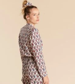 Blouse ELOISE Pondichéry écru -Mode Vêtements Magasin eloise pondichery.3