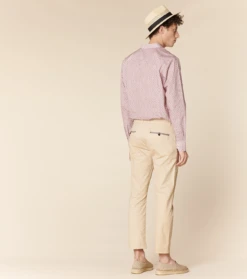 Pantalon à Plis ÉMILE Sable -Mode Vêtements Magasin emile sable.2