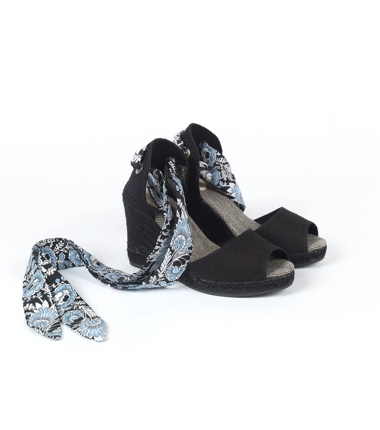 Espadrilles JULINA Le Petit Artichaud Noir Ciel 1 Espadrilles JULINA Le Petit Artichaud Noir Ciel