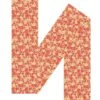 Étole JARDIN FLEURI Orange