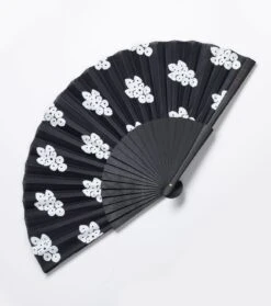 Eventail Grosse Mouche Noir