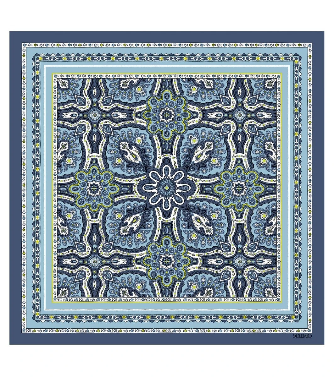 Gavroche AZULEJOS Bleu Anis 1 Gavroche AZULEJOS Bleu Anis