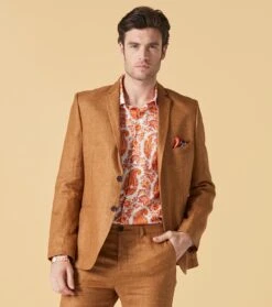 Pochette Gavroche En Twill De Soie ISABO Orange 45 X 45 Cm -Mode Vêtements Magasin gavroche isabo orange.2