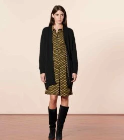 Gilet DOUCETTE Noir -Mode Vêtements Magasin gilet doucette noir.3