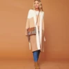 Gilet NORE En Laine Et Coton Camel