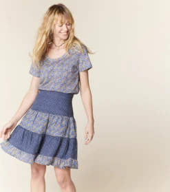 Jupe AIX Lin Prado/Sormiou Indigo