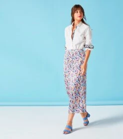 Jupe ELLA Florentine Ciel -Mode Vêtements Magasin jupe ella florentine