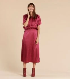 Jupe ELLA Fleur De Thym Framboise