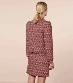 Jupe ISADORA Paisley Naïf Bordeaux -Mode Vêtements Magasin jupe isadora.2 1