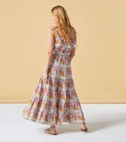 Jupe CAPUCINE Frise Grosse Rose Lilas Rose -Mode Vêtements Magasin jupon capucine.2