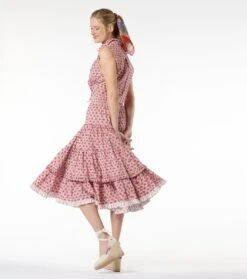 Jupon MATHILDA Trèfle Rouge 8 Jupon MATHILDA Trèfle Rouge -Mode Vêtements Magasin jupon mathilda.5