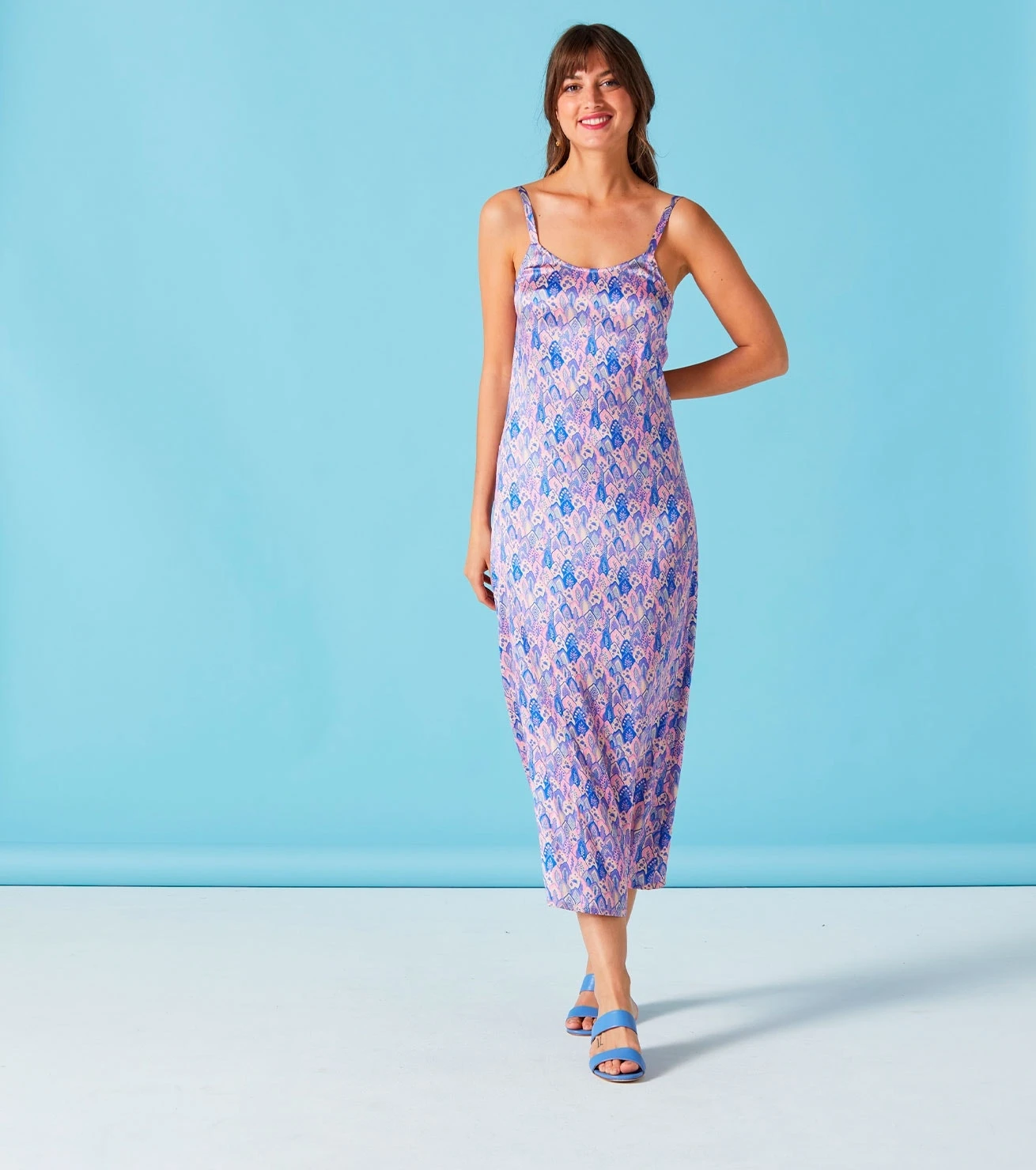 Mules LAURETTA Lavande 3 Mules LAURETTA Lavande – Image 3