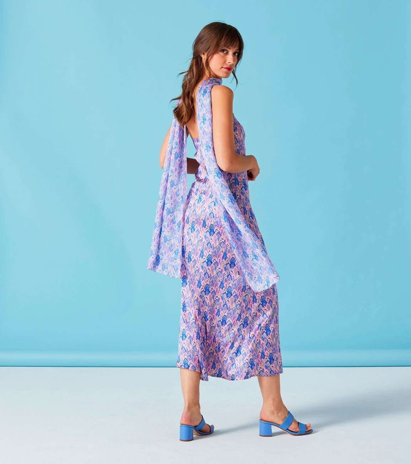 Mules LAURETTA Lavande 4 Mules LAURETTA Lavande – Image 4