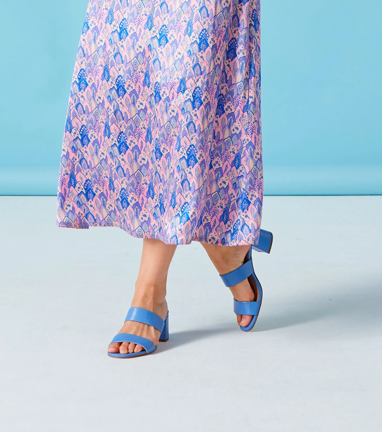 Mules LAURETTA Lavande 2 Mules LAURETTA Lavande – Image 2