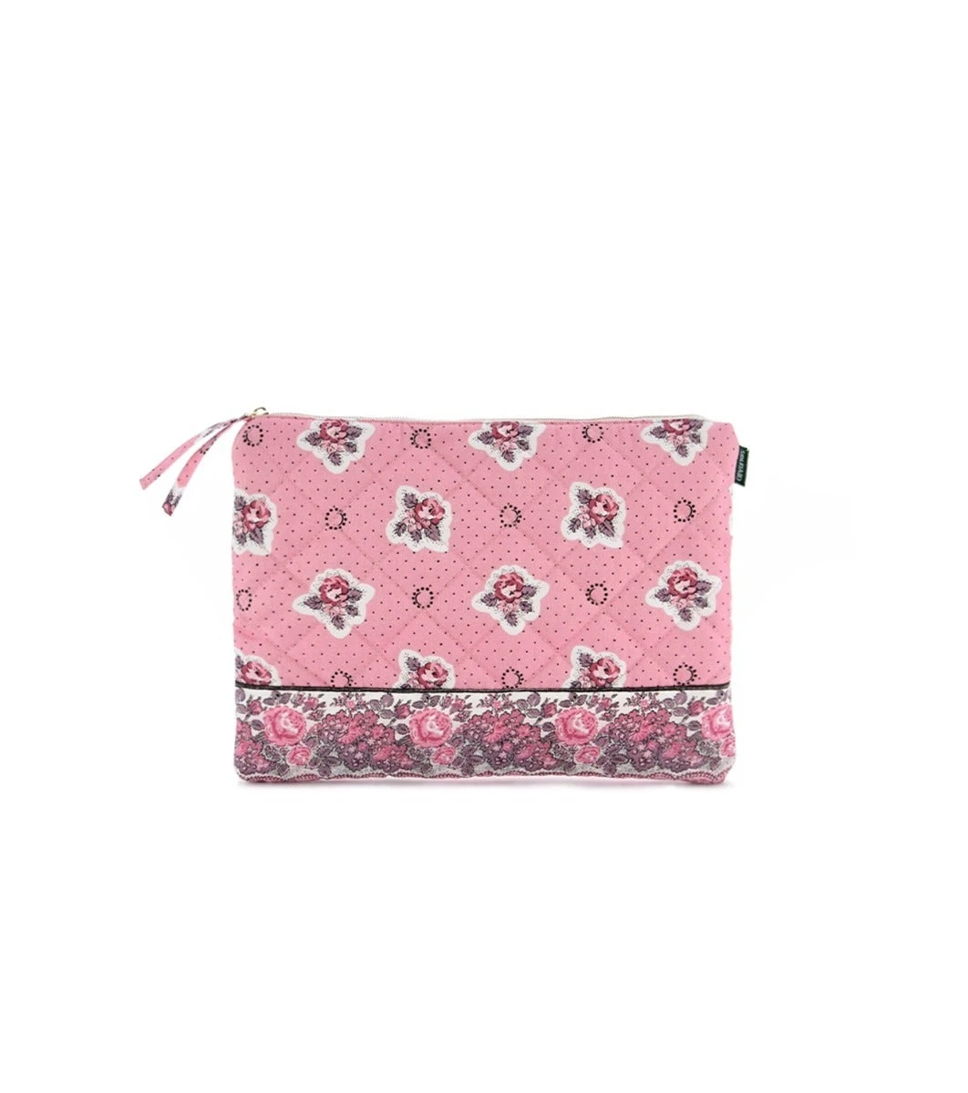 Pochette LEONE PRINTEMPS Rose 1 Pochette LEONE PRINTEMPS Rose