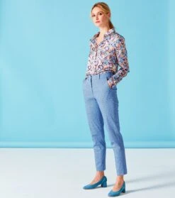 Blouse LINETTE Florentine Ciel 10 Blouse LINETTE Florentine Ciel -Mode Vêtements Magasin linette florentine ciel