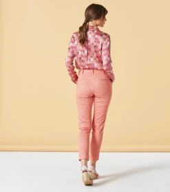 Blouse LINETTE Liberto Terracotta 9 Blouse LINETTE Liberto Terracotta -Mode Vêtements Magasin linette liberto