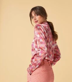 Blouse LINETTE Liberto Terracotta 7 Blouse LINETTE Liberto Terracotta -Mode Vêtements Magasin linette liberto.2