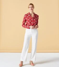 Blouse LINETTE PRINTEMPS Terracotta 7 Blouse LINETTE PRINTEMPS Terracotta -Mode Vêtements Magasin linette printemps.4