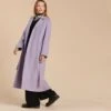 Manteau FELICITE Lainage Lilas